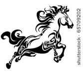 tribal horse