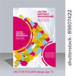 vector folder design. 3d...