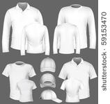 vector. men's polo shirt and t...