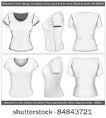 vector. women's t shirt design...