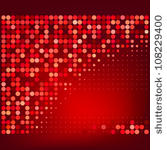 abstract red halftone dots...