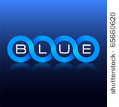 blue abstract artwork