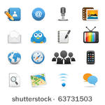 icons set for web applications  ...