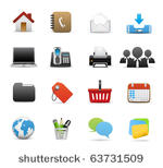 icons set for web applications  ...