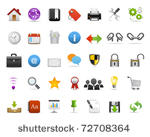 icons set for web applications  ...