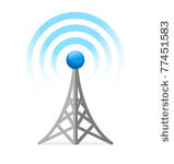 wireless icon  icon isolated on ...