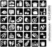 set of vector silhouettes of...