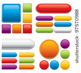 set vector color buttons for...
