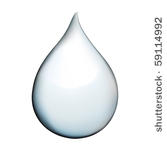 vector realistic water drop