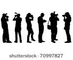vector image of people with...