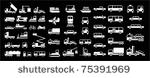 set of vector icons  ...