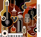 abstract music background  ...