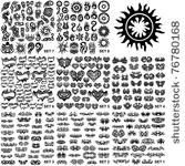 over 200 tribal tattoos. set 1 8