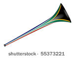 vector vuvuzela   south africa...