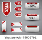 set of vector price tags. you...