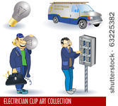electrician clip art collection