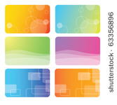 colorful business cards