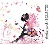 flower fairy in the environment ...