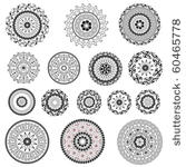 set pattern arabesque
