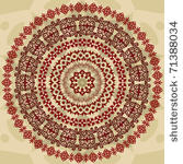abstract circular pattern of...