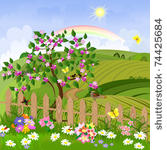 spring landscape
