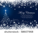 abstract winter blue background ...