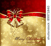 background with bells  bow ...