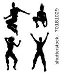 dancer  silhouettes  also...