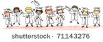 illustration of kids wearing...