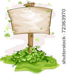 illustration of a wooden board...