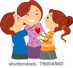 illustration of kids greeting...