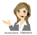 vector telephone operator