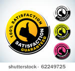 satisfaction guaranteed label