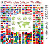 world flags and editable world...