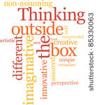 thinking outside the box word...