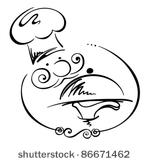 an abstract image   chef