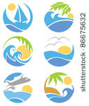 set icons    travel   vacation