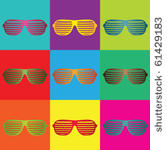 pop art and sunglasses