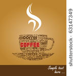 typography coffee