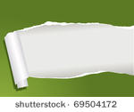 ripped paper