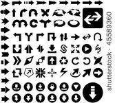 a vector set of useful arrows....
