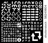 a vector set of useful arrows....