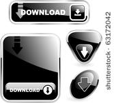 download button set. vector set ...