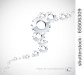 vector gear background....