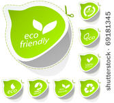 set of eco friendly  natural...
