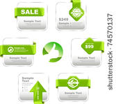 vector set of sale design...