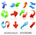 arrow icon set