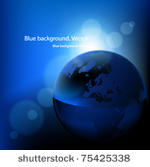 blue abstract background. vector
