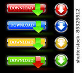 download buttons. vector