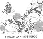 vector floral decorative...